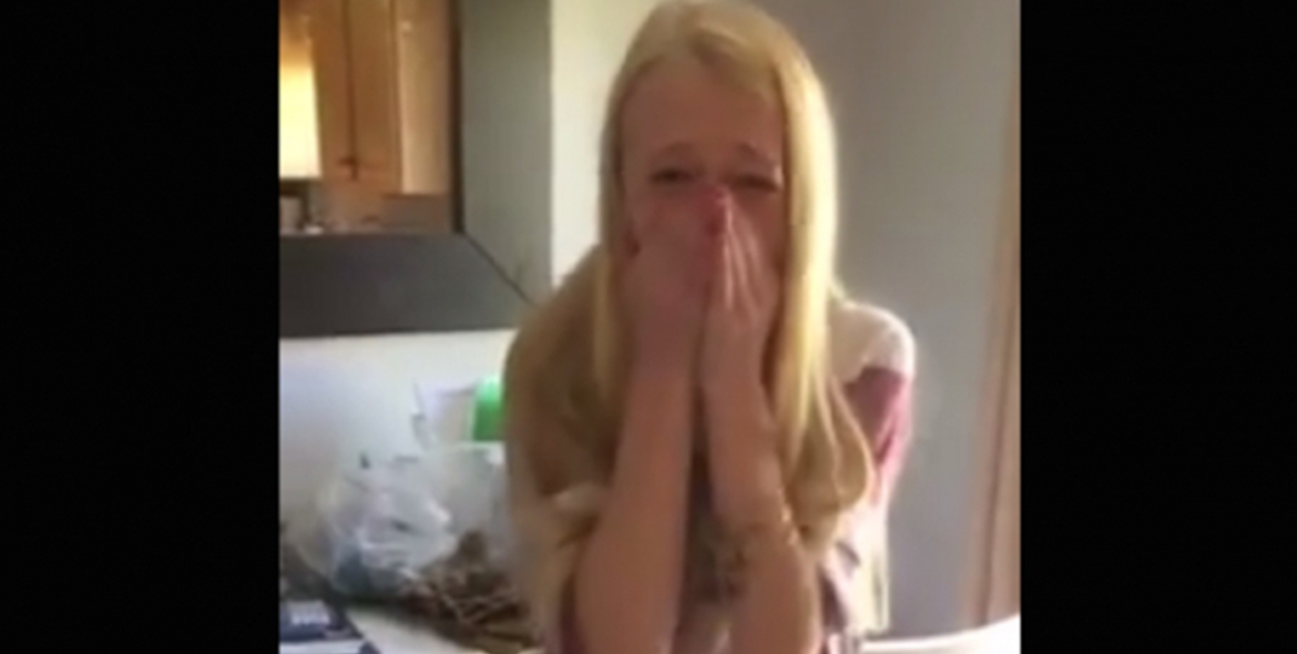 #VIDEO Mira la reacción de una  chica al encontrar donante de corazón