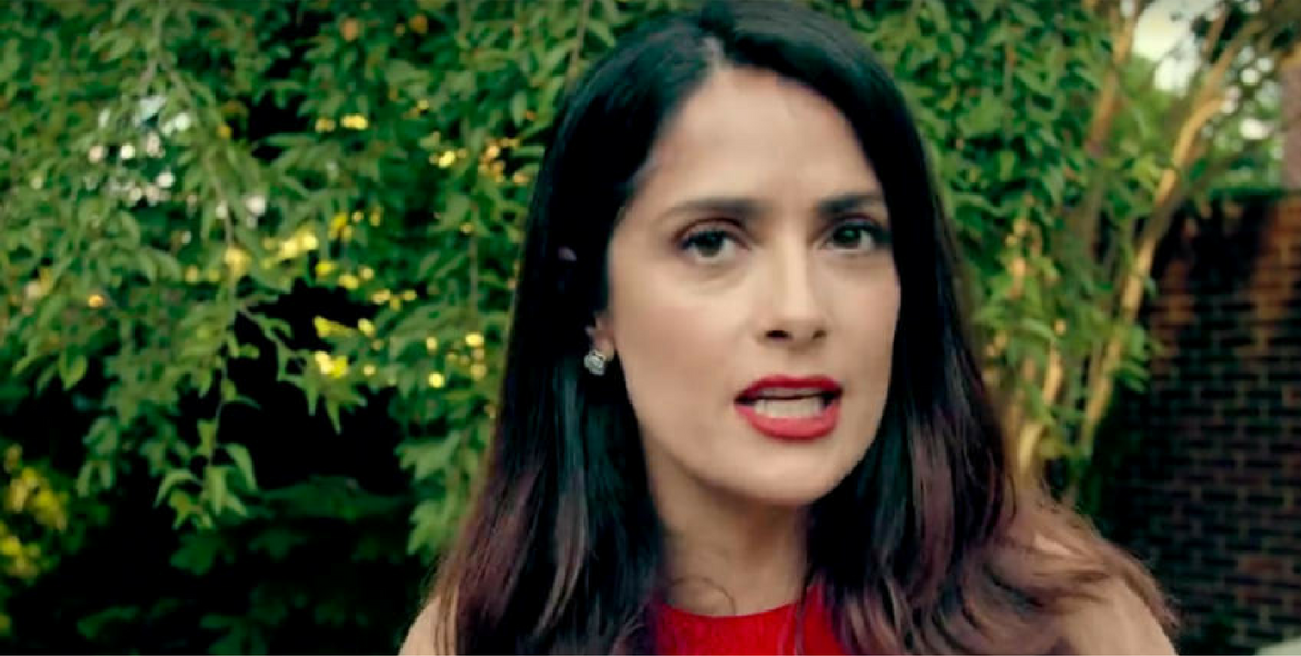 VIDEO: Salma Hayek apoya a Hilary