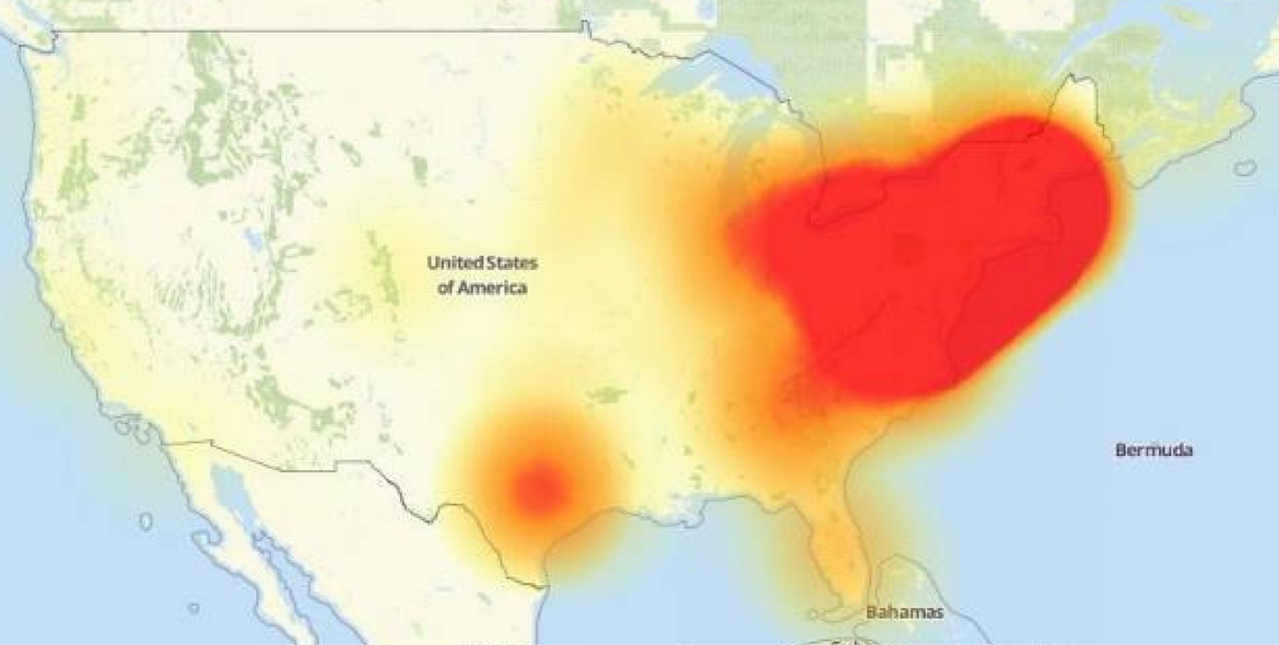 Ciberataque afecta a Twitter y Spotify