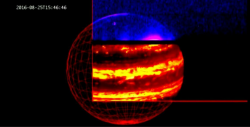 NASA comparte primeras imágenes de los polos de Júpiter