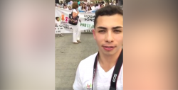 VIDEO: Joven en 'Marcha por la Familia' lo llaman #LadyLushona