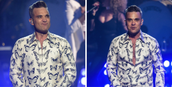 Robbie Williams viste de nuevo los calzones de 'Rock DJ'