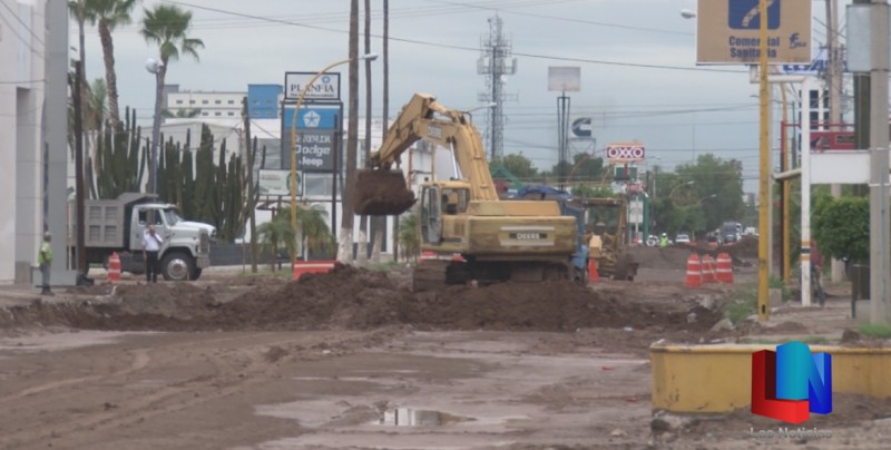 Avanzan los trabajos en la calle Jalisco