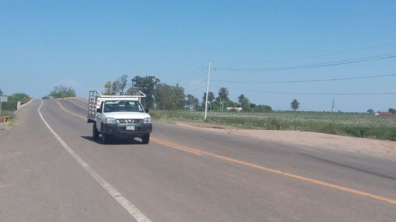 En buenas condiciones carretera Yaqui - Mayo