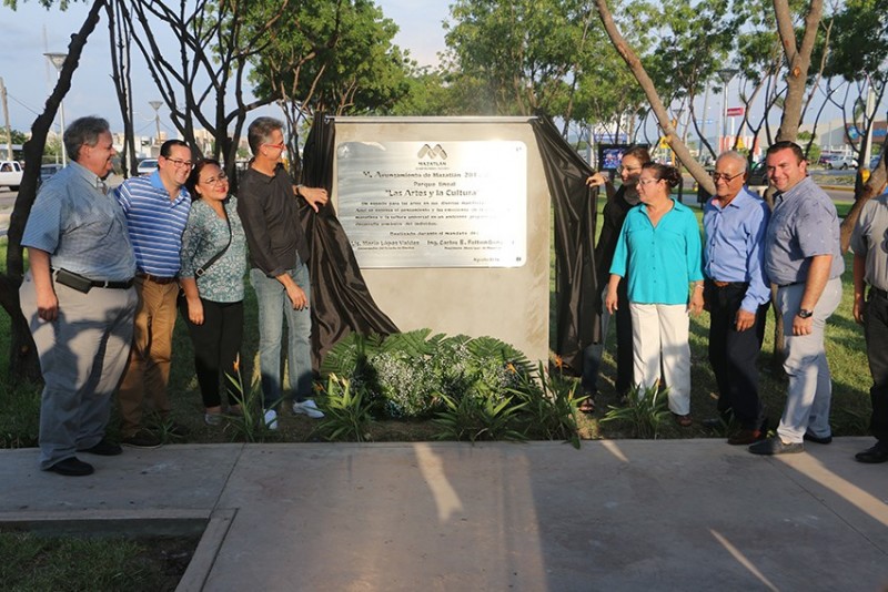 Inauguran parque lineal del arte y la cultura en Mazatlán.