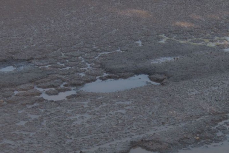 Avenida Obregón al norte, en deterioro progresivo