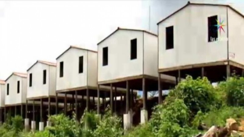 Inhabitables las casas para damnificados de Ingrid y Manuel