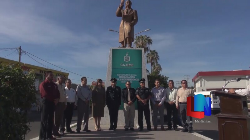 Conmemoran 195 aniversario de consumación de la Independencia