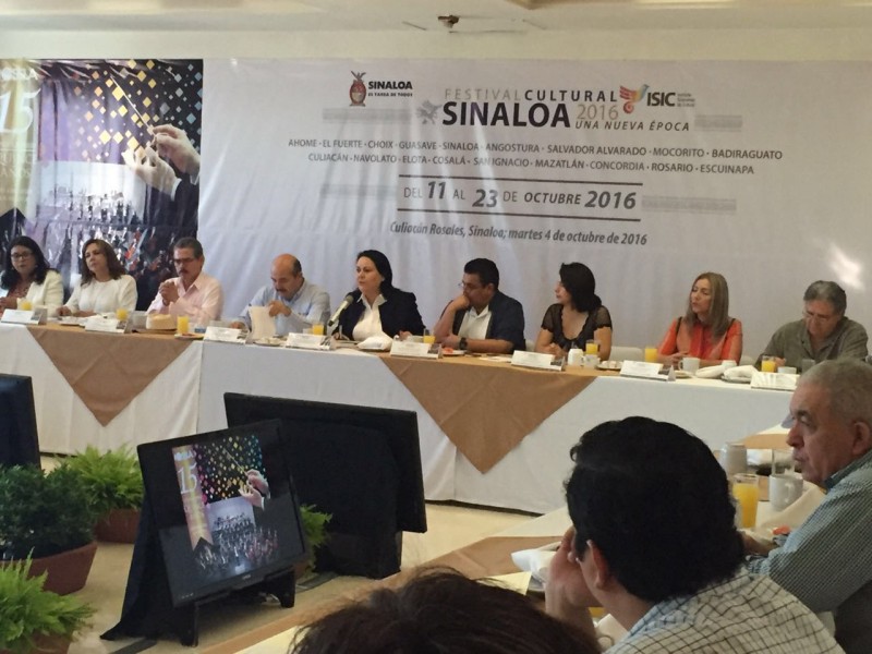 Anuncia ISIC la sexta edición del Festival Cultural Sinaloa 2016 una nueva época