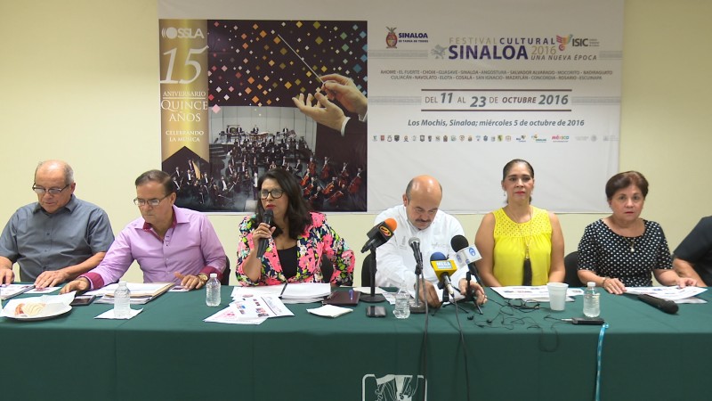 Presentan el programa del festival cultutal Sinaloa 2016
