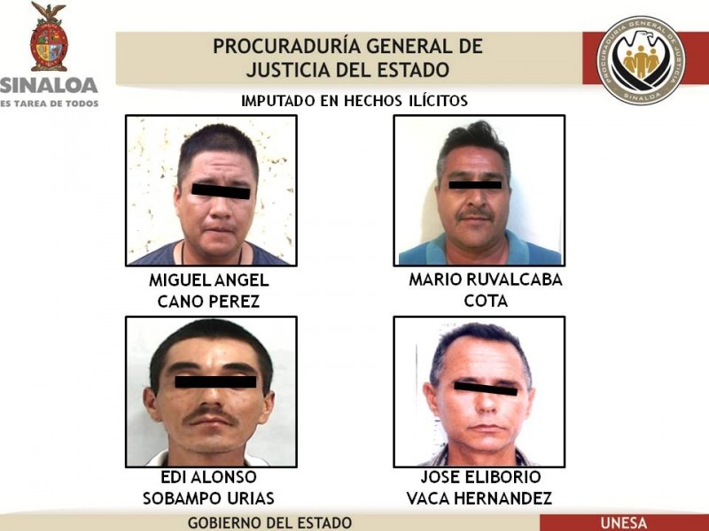 Detienen a cinco  por diversos delitos