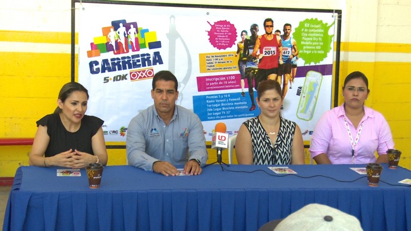 El 6 de noviembre será la primera carrera pedestre de Oxxo, en Mazatlán.