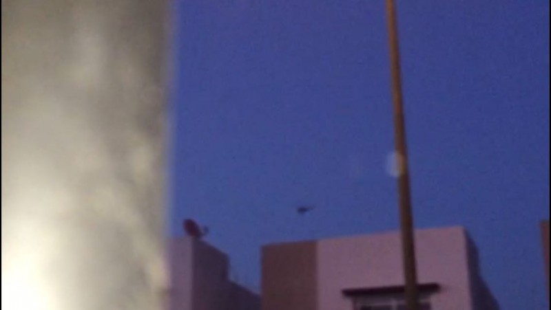 Helicóptero del Ejercito sobre vuela la zona de Santa Fe