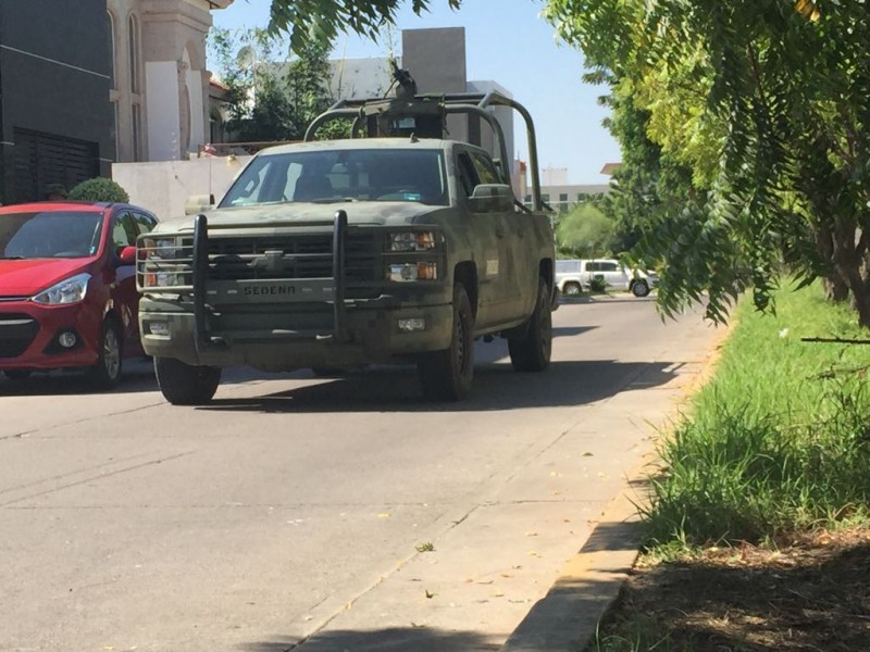 Elementos del Ejército realizan aseguramiento en Desarrollo Urbano 3 Ríos