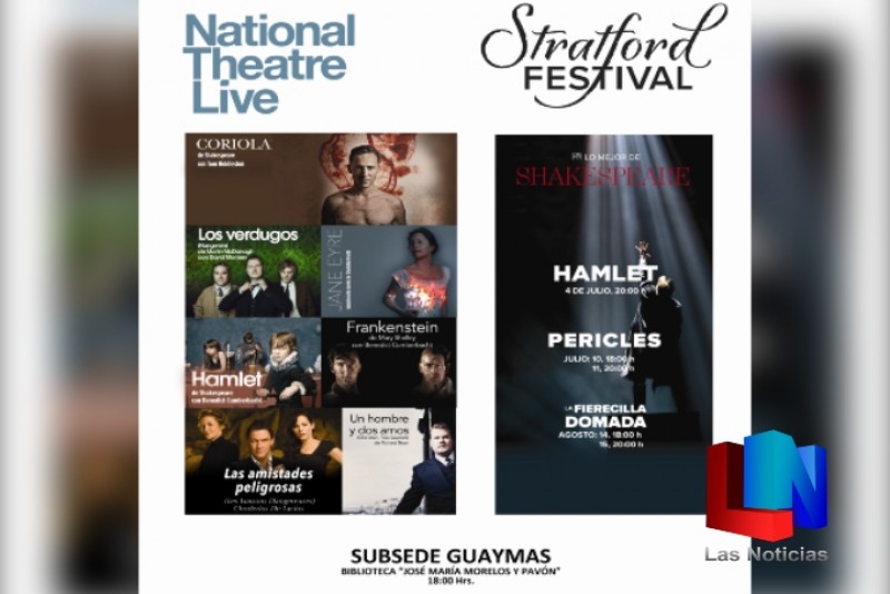 Presentarán National Theatre y Festival de Stratford