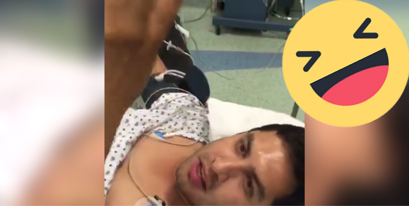 VIDEO: Julión Álvarez se graba anestesiado