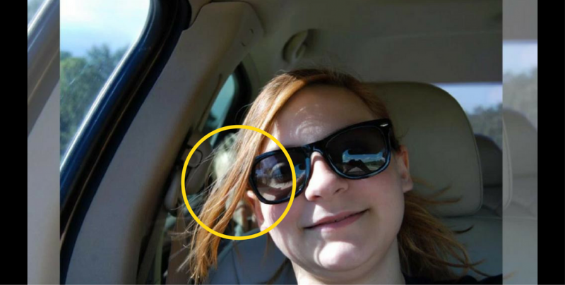 Se toma selfie en su automóvil ¡Y descubre fantasma!