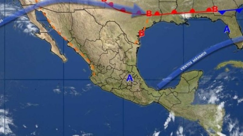 Frente frío 14 ingresará por Coahuila