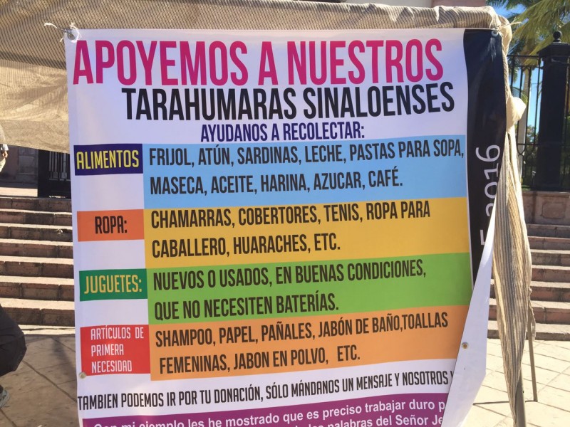 Inicia colecta para comunidad Tarahumara