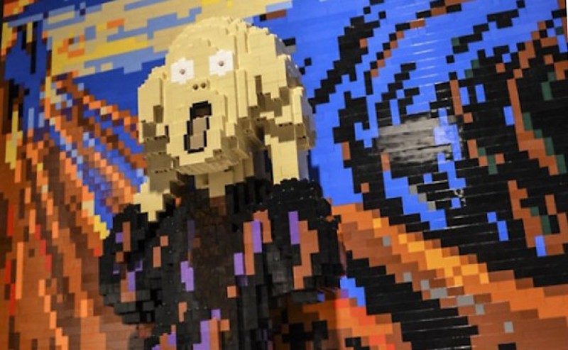 Las obras de arte más famosas en Lego