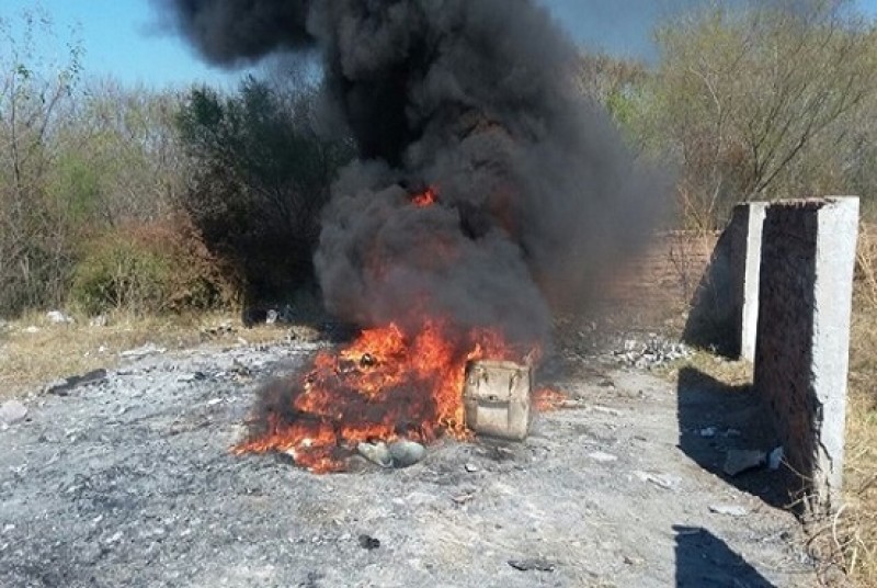 PGR incinera narcóticos en Mazatlán