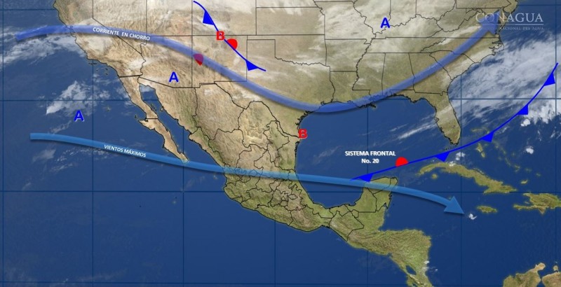 Prevén lluvias en gran parte de la República Mexicana