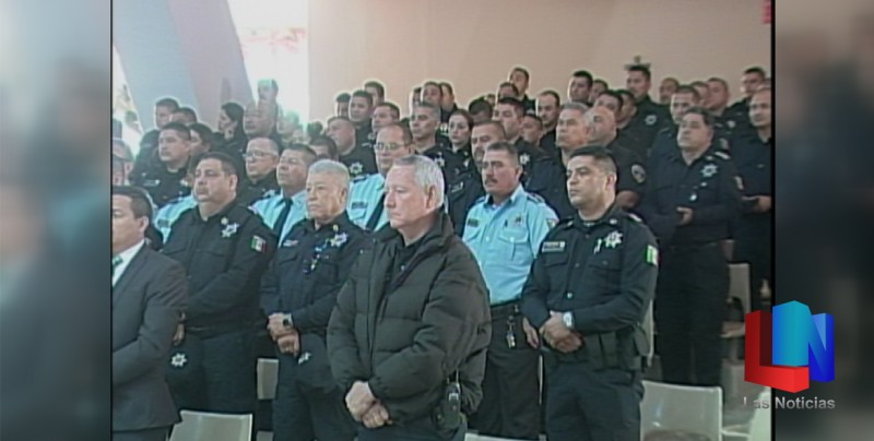 Acuden a misa policías de Cajeme.