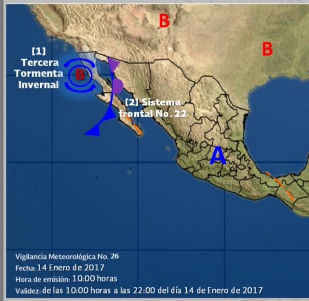 Podría nevar en Sonora