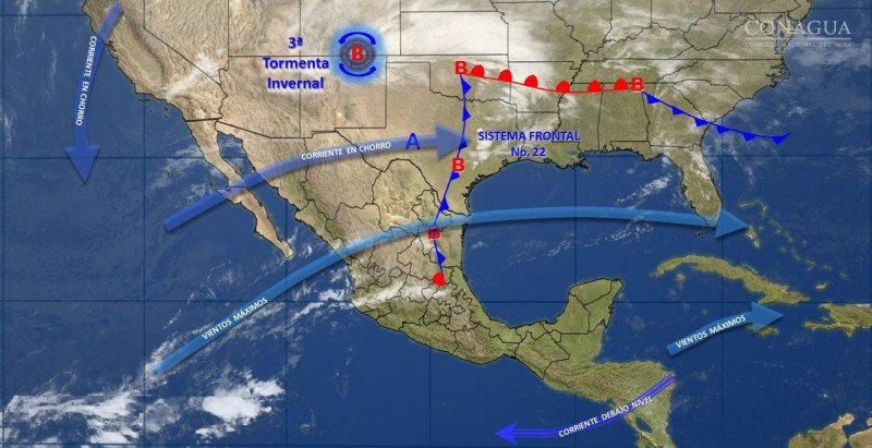 Persiste ambiente frío en gran parte de México