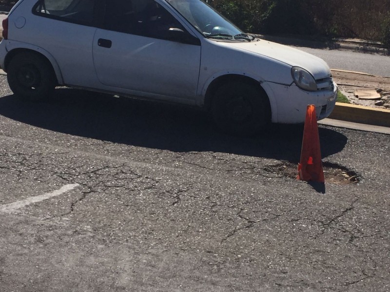 Bache en Boulevard Clemente Vizcarra