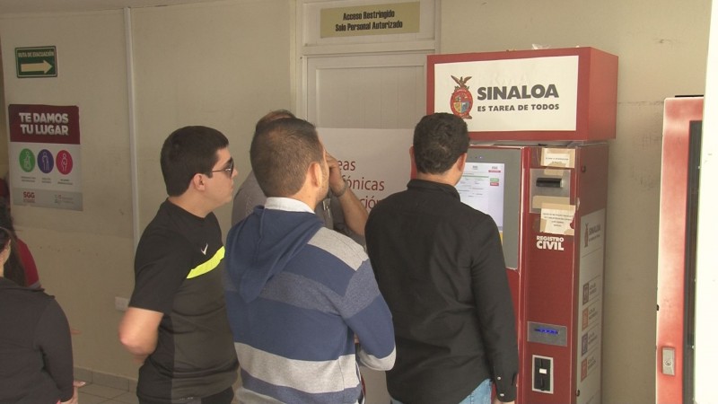Trabajan para que cajeros automáticos emitan actas del registro civil