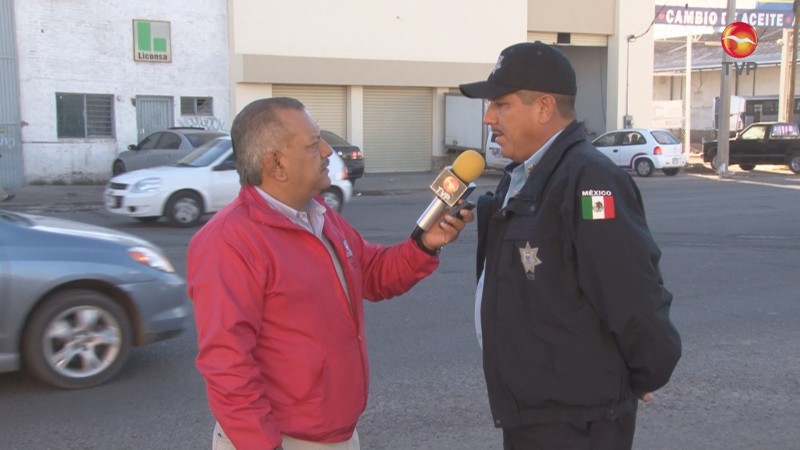 Operativo vial en la calle Sufragio Efectivo