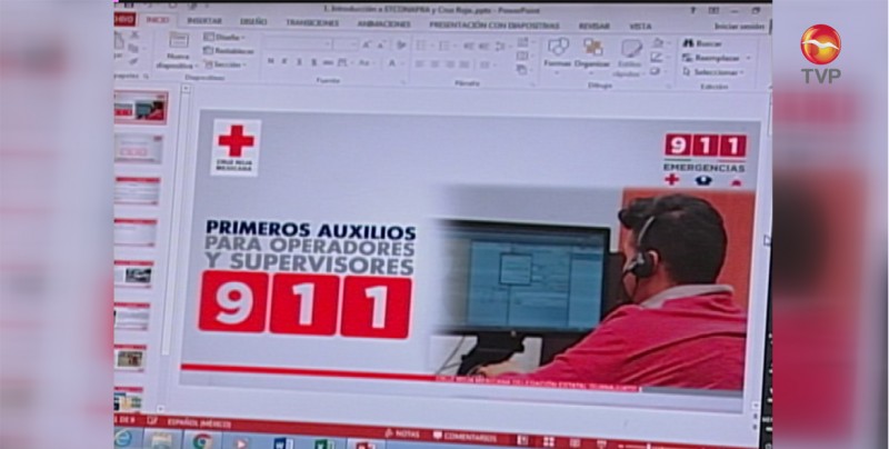 Capacitan a operadores del 911 en primeros auxilios