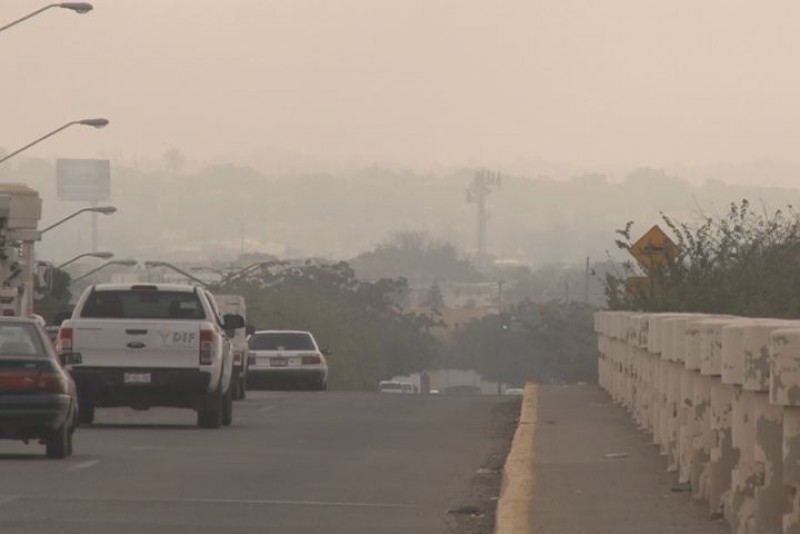Banco de neblina cubrió la ciudad de Culiacán este viernes