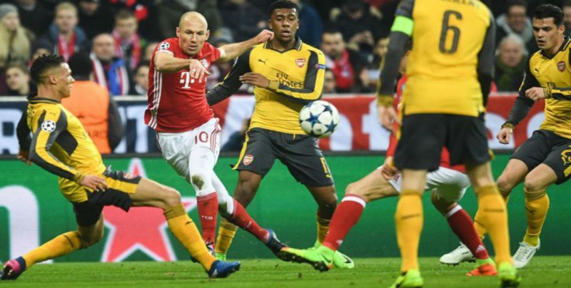 Bayern Munich golea 5-1 al Arsenal