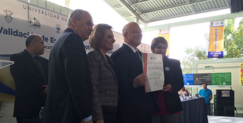 Acreditan como Escuela Saludable a prepa de la UAS