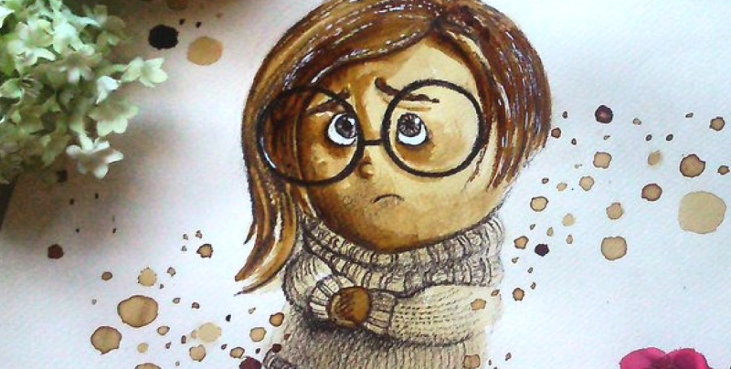 Esta artista hace increíbles dibujos ¡Con café!