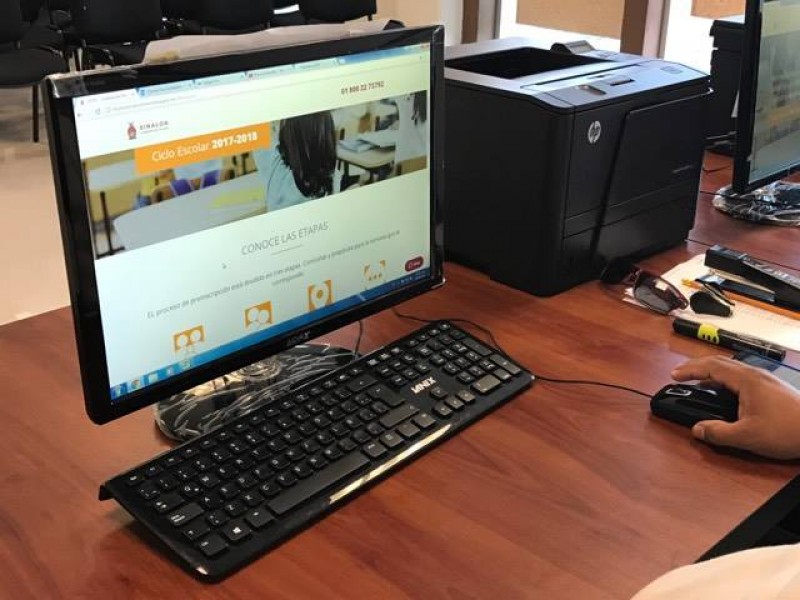 Finaliza el proceso de pre inscripciones en línea en Sinaloa