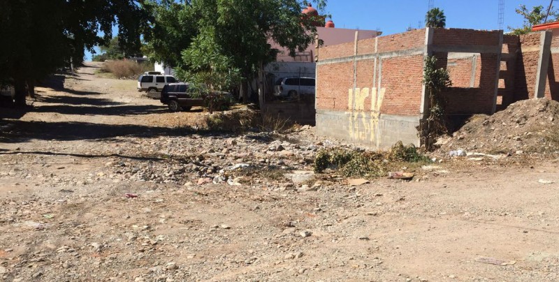 Piden que raspen  la  calle Alberto Román