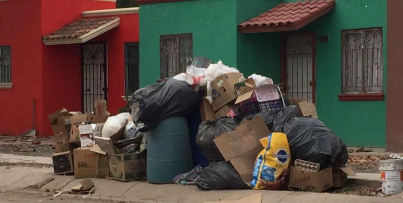 Siguen las quejas por recolección de basura, ahora en Santa Rocío