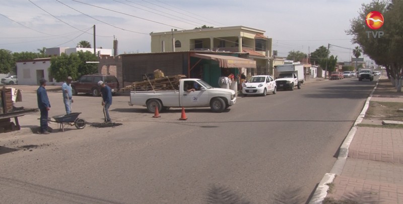 Intensifican aciones de bacheo en Navojoa