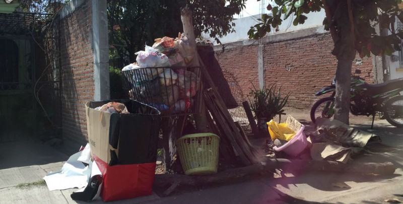 Sin pasar el camión de la basura por fraccionamiento Nueva Galicia