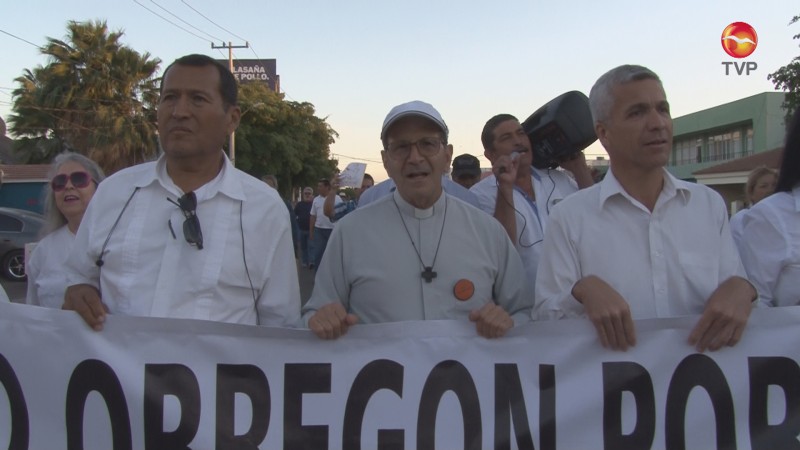 Encabeza Solalinde la Marcha por la Paz en Cajeme