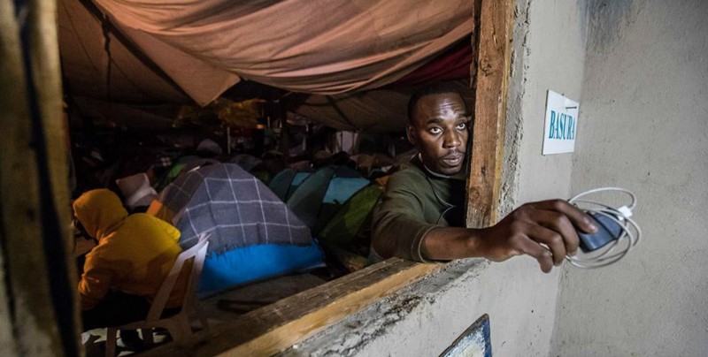 Haitianos se establecen en el Cañón del Alacrán, en Tijuana