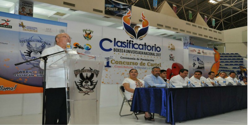 Inauguran Clasificatorio para Universiada Nacional 2017 en box