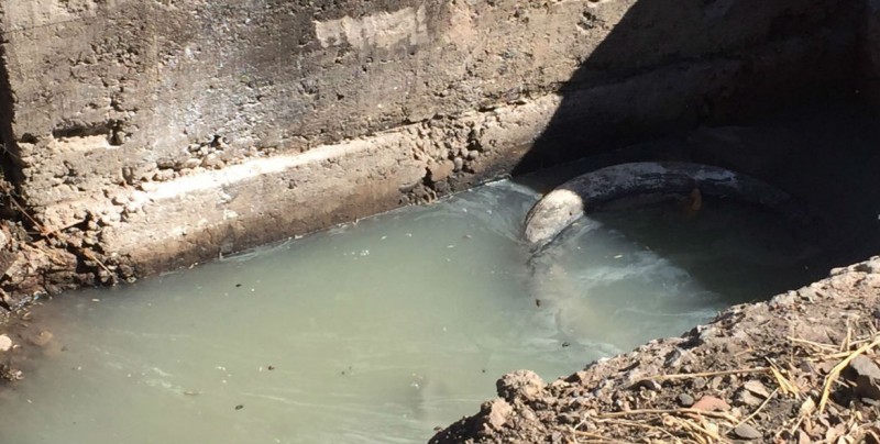 Piden erradicar problema de aguas negras en la Miguel de la Madrid