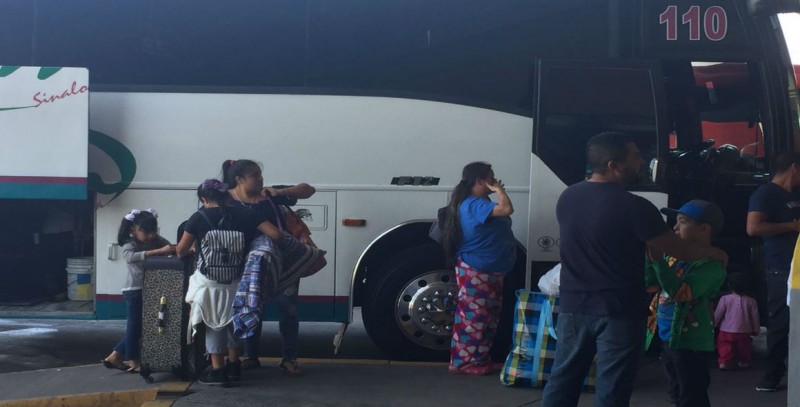 Se mantiene alta afluencia de pasajeros en Central Camionera