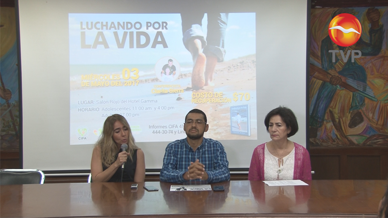 Invitan a conferencia "Luchando por la vida"