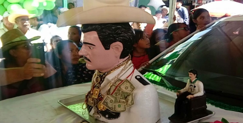 Cientos de personas conmemoran el 108 aniversario luctuoso de Malverde