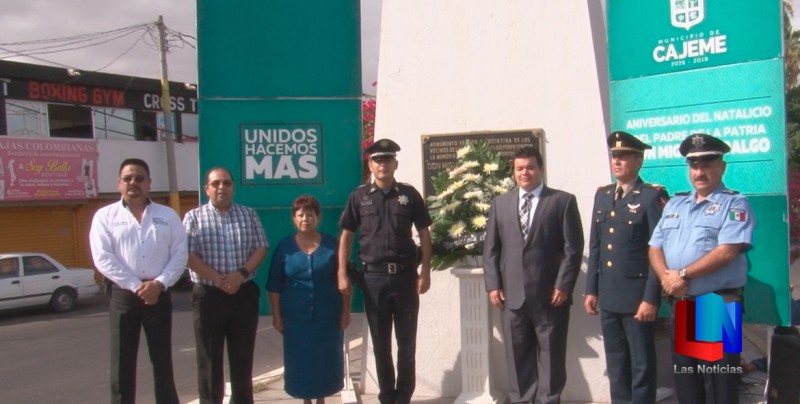 Conmemoraron Natalicio de Miguel Hidalgo y Costilla